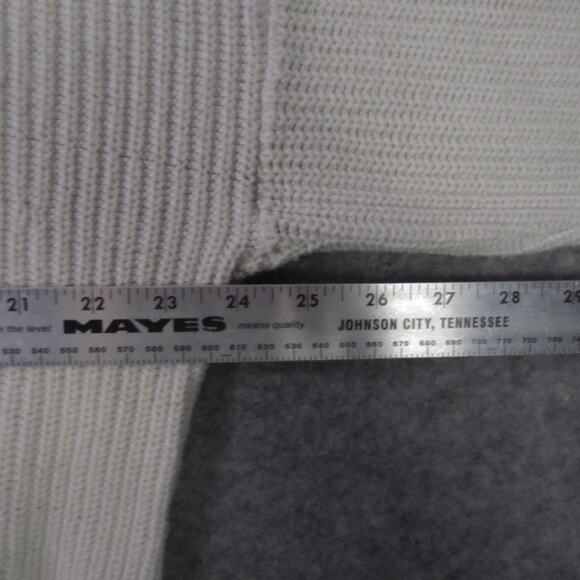 West Virginia Mountaineers Sweater Mens Large White NCAA Football Crewneck WVU - Picture 5 of 9